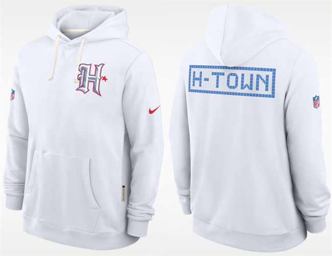 Men's White Houston Texans 2026 Rivalries Collection Pullover Hoodie